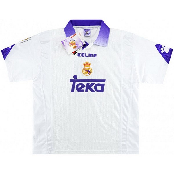 Camiseta Real Madrid 1ª Retro 1997 1998 Blanco